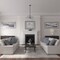 Ekena Millwork Daniela Ceiling Medallion (Fits Canopies up to 3 7/8"), Hand-Painted Frost, 8"OD x 3 7/8"ID x 1/2"P CM08DNFRF - alternate 2